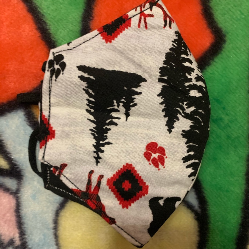 A tree themed face mask